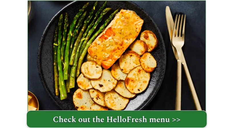HelloFresh's Honey Dijon Dill Trout
