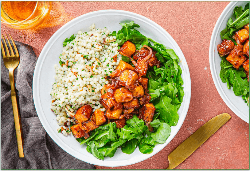 Purple Carrot's Spicy Mango Tempeh