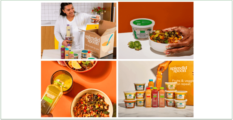 a screenshot of splendid spoon's menu filtering and customization options