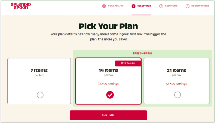 Plan sizes and savings