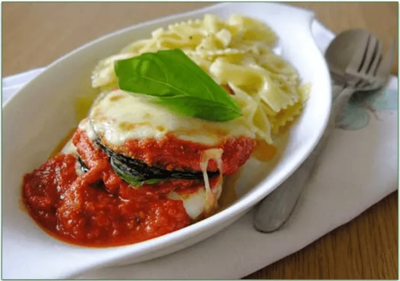 Eggplant Parmigiana recipe from Magic Kitchen