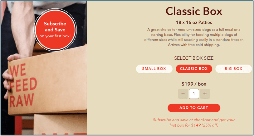 Save 25% on your first box when you subscribe