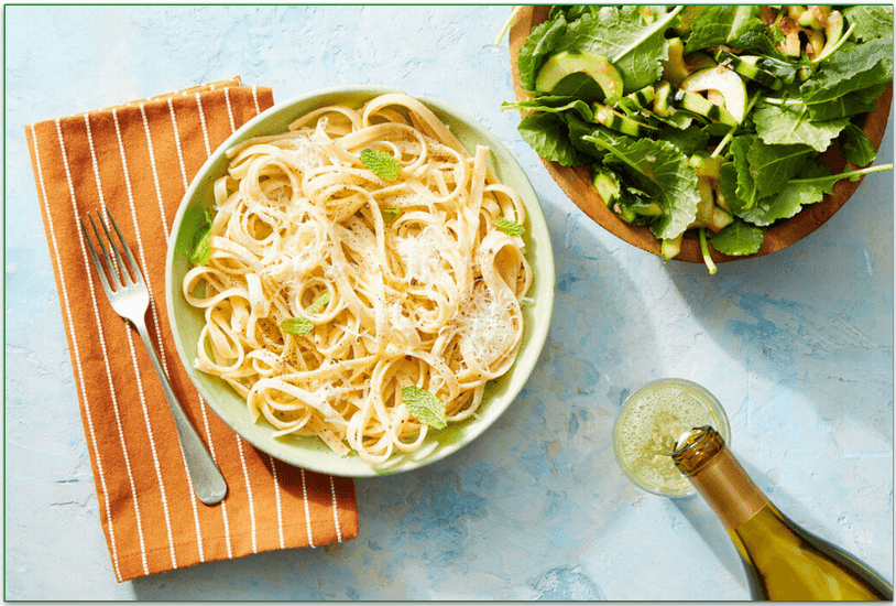Marley Spoon's Fast! Linguine Alfredo