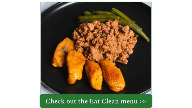 Stock photo of EatClean's Paleo Turkey Piccadillo with Sweet Plantains.