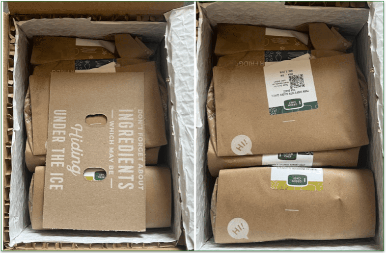 Everything is well-organized and packed inside