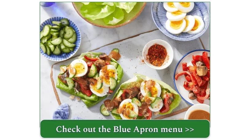 Blue Apron's Mushroom & Pepper Lettuce Cups