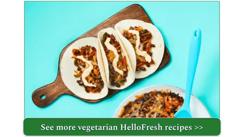 One-Pan Cheesy Black Bean Tacos by HelloFresh