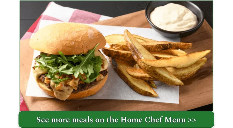 Home Chef's Brau Haus Burger