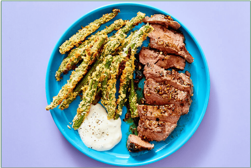 Dinnerly's Low-Carb Steak & Crispy Green Bean