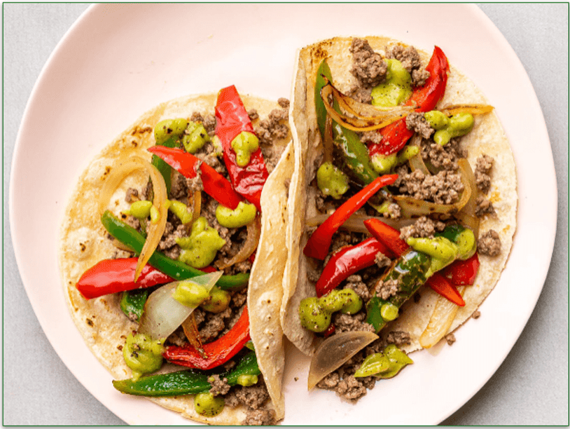 Hungryroot's Fajita Beef Tacos recipe
