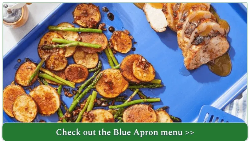 Blue Apron's Sheet Pan Fig-Dijon Pork Roast