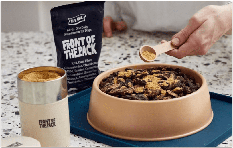 Sprinkle The One over your dog’s food