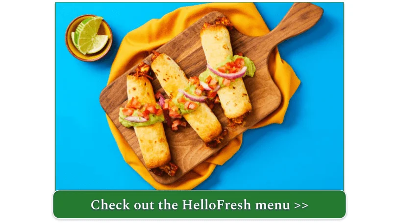 Tofu Taquitos by HelloFresh