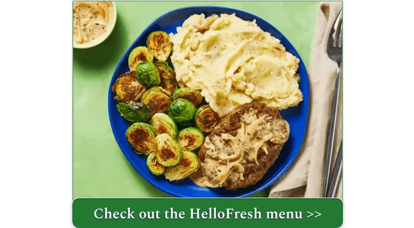 HelloFresh's Meatloaves with Creamy Thyme Sauce