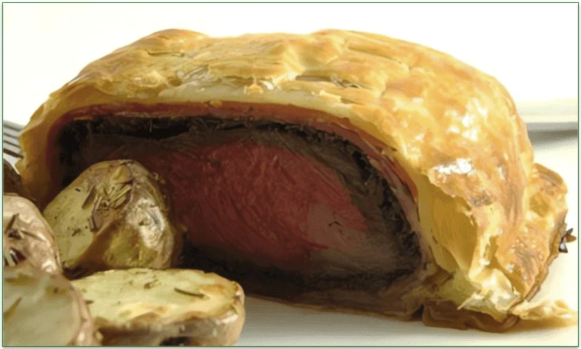 Screenshot of Magic Kitchen's Beef Wellington A La Carte main course