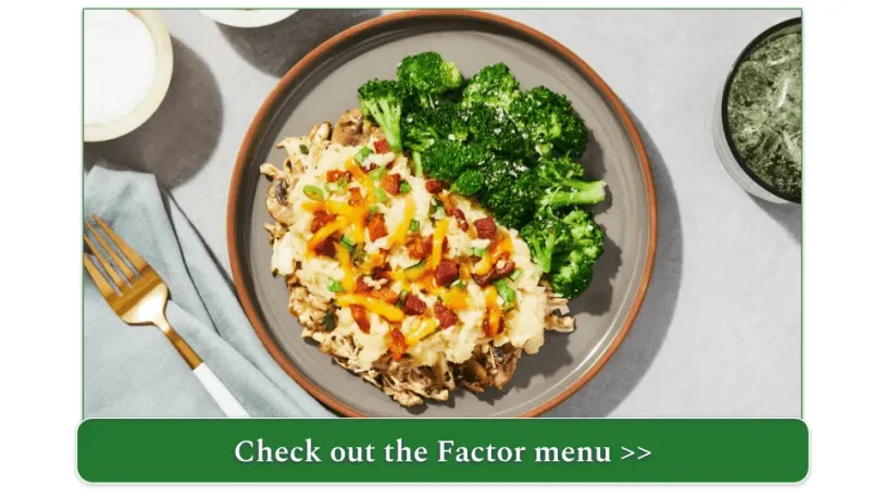 Image of Factor's Shredded Chicken & Loaded Mashed Potatoes dish