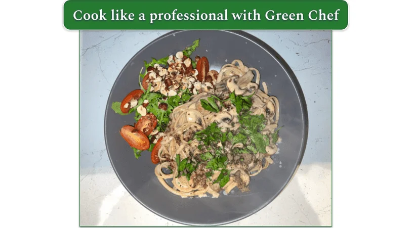  Our reviewers own image of mushroom truffle linguine
