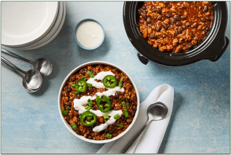 a photo of Turkey & Black Bean Chili from HelloFresh