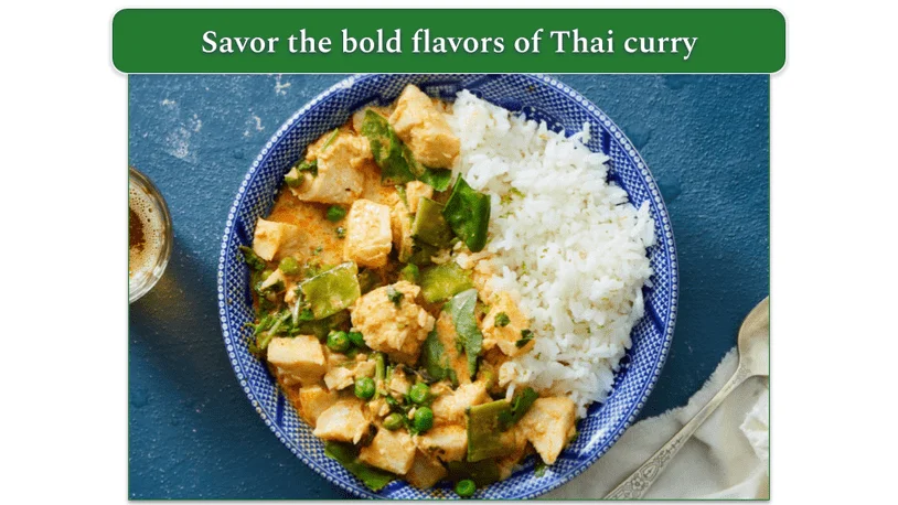 Marley Spoon's Thai Fish Curry dish