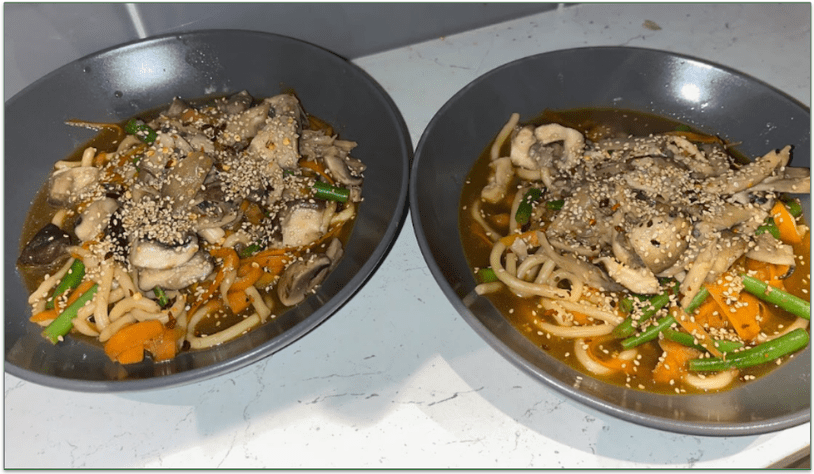 Green Chef's Miso Mushroom & Udon Noodle Soup