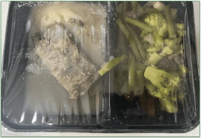 Freshology's Asian Steak in a microwaveable tray