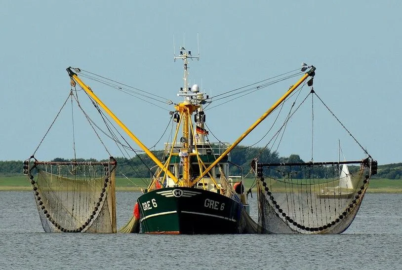 Fishing boat on the sea