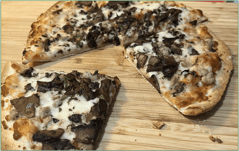 Caramelized Onion, Mushroom & Turkey Sausage Pizza by Nutrisystem