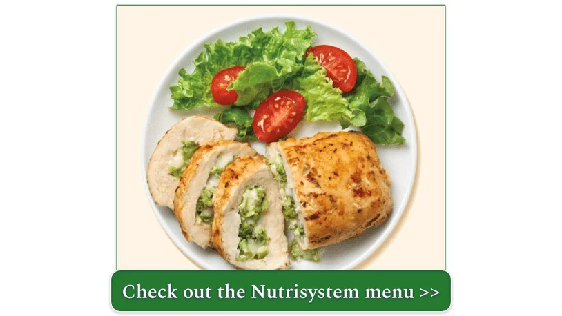 Nutrisystem's Broccoli and Cheese Stuffed Chicken Breast