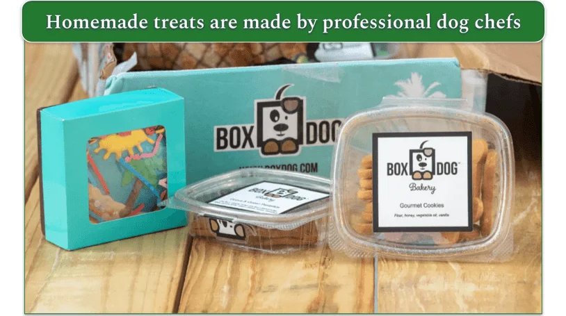 A selection of treats from BoxDog
