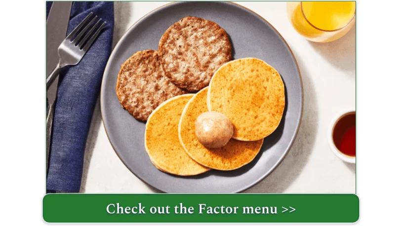 Factor's Pancakes & Sausage recipe is great for brunch