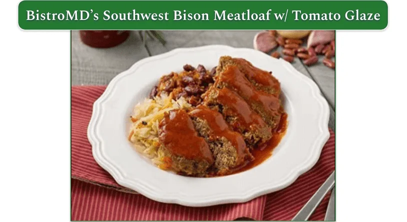 BistroMD's Southwest Bison Meatloaf with Smoky Tomato Glaze