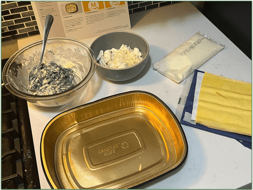 Our reviewer enjoyed this easy tray bake kit