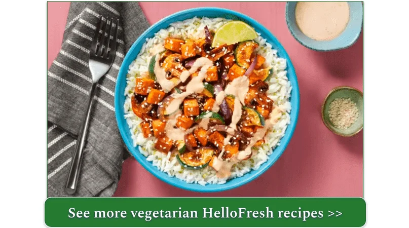 Honey Miso Sweet Potato 'Shroom Jumble by HelloFresh