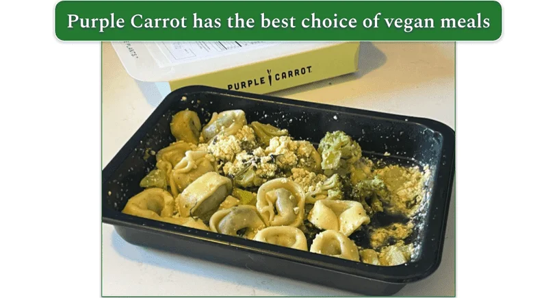 Purple Carrot’s Portobello Tortelloni