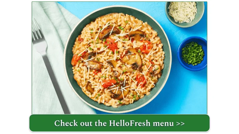 HelloFresh's Chicken & Mushroom Risotto