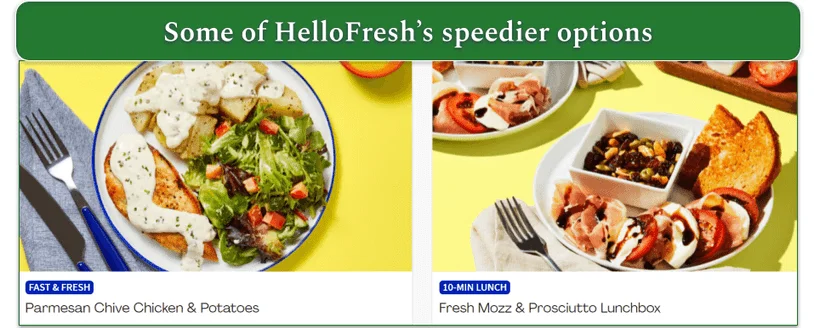 HelloFresh's quick-to-cook meals