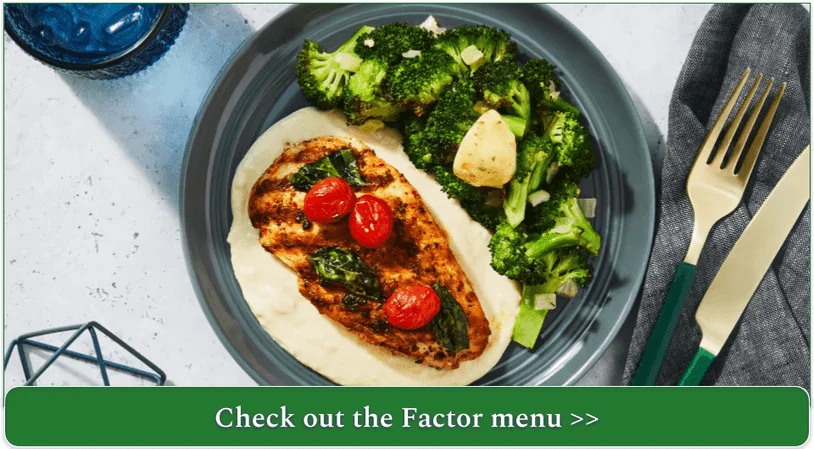 Factor's Creamy Parmesan Chicken with Broccoli & Tomatoes