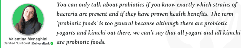 Quote from our certified nutritionist