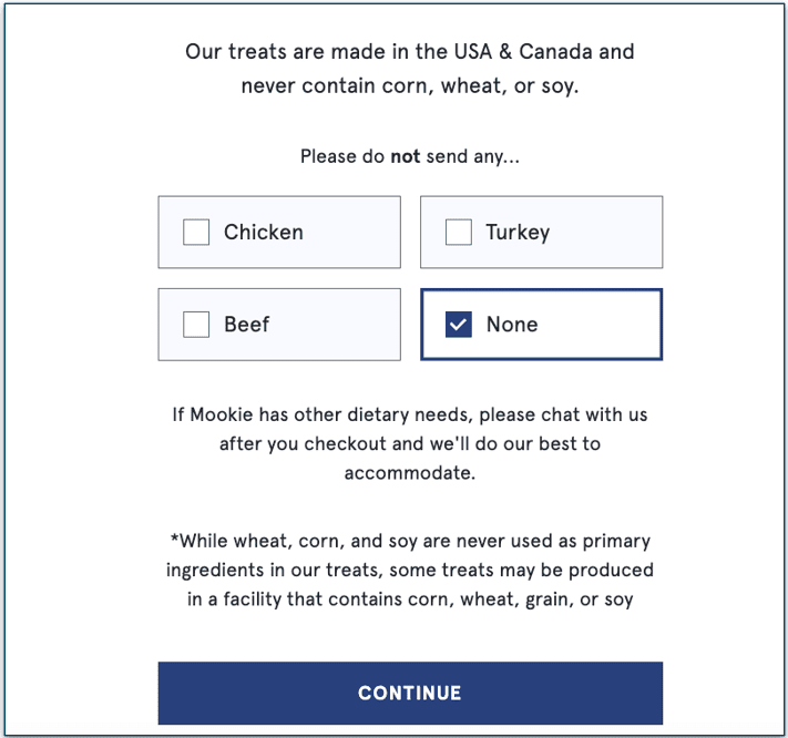 BarkBox lets you customize your dog’s treats