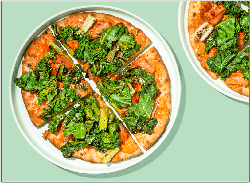 Purple Carrot's Spicy Gochujang Flatbreads