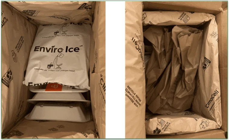 Image of Trifecta delivery box with meals and resources