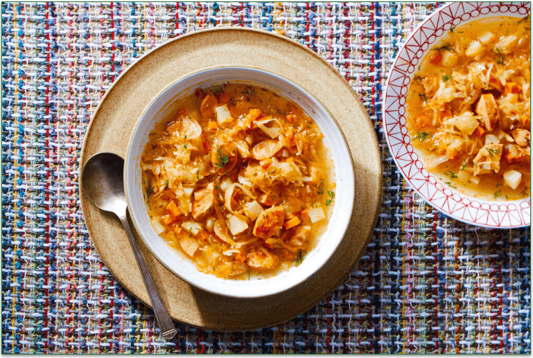 Polish Sauerkraut & Sausage Soup from Marley Spoon