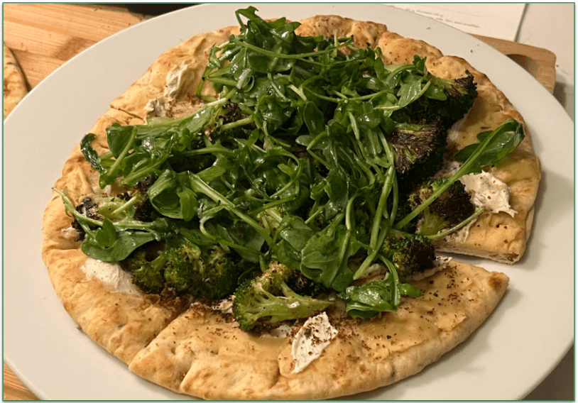 Purple Carrot's Roasted Broccoli Flatbreads