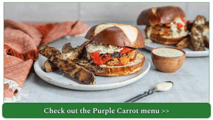 Purple Carrot's Black Bean Burger