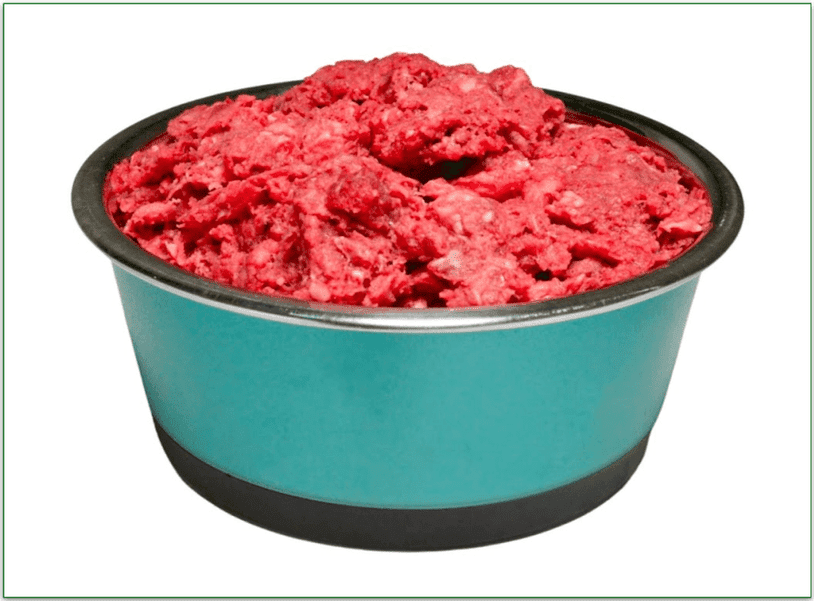 a screenshot of rawwild's raw dog food recipe
