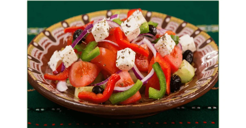 Bowl of Greek salad