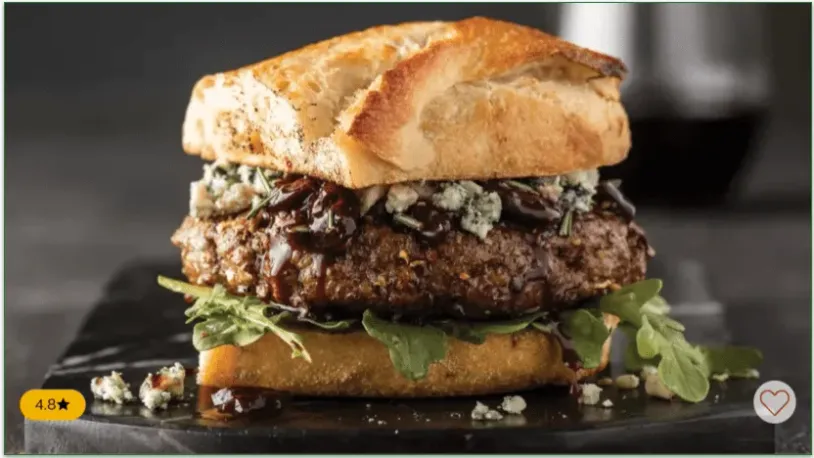 Omaha Steaks' PureGround Filet Mignon Burger