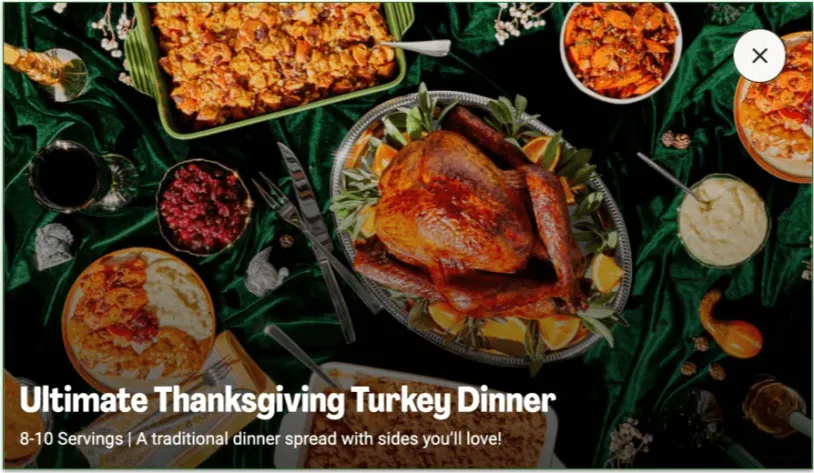 HelloFresh's Turkey and Beef Tenderloin Thanksgiving Boxes