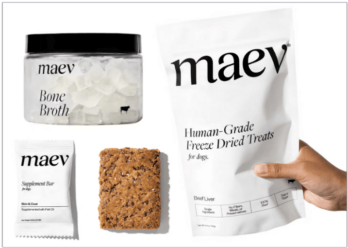 Maev also has a range of extras like treats