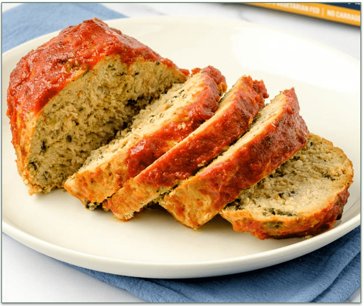 Hungryroot's Florentine Turkey Meatloaf